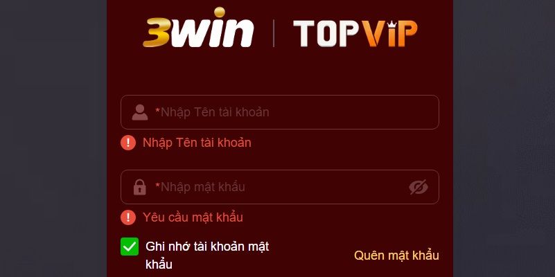 Đăng nhập 3win mới nhất 2026